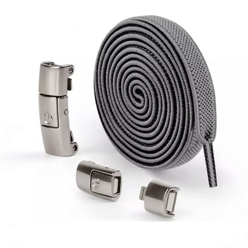 Lacets élastiques à verrouillage par pression pour baskets enfants et adultes 8mm- LacetClips™