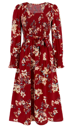 Robe légère à fleurs en polyester - Flowerdress™