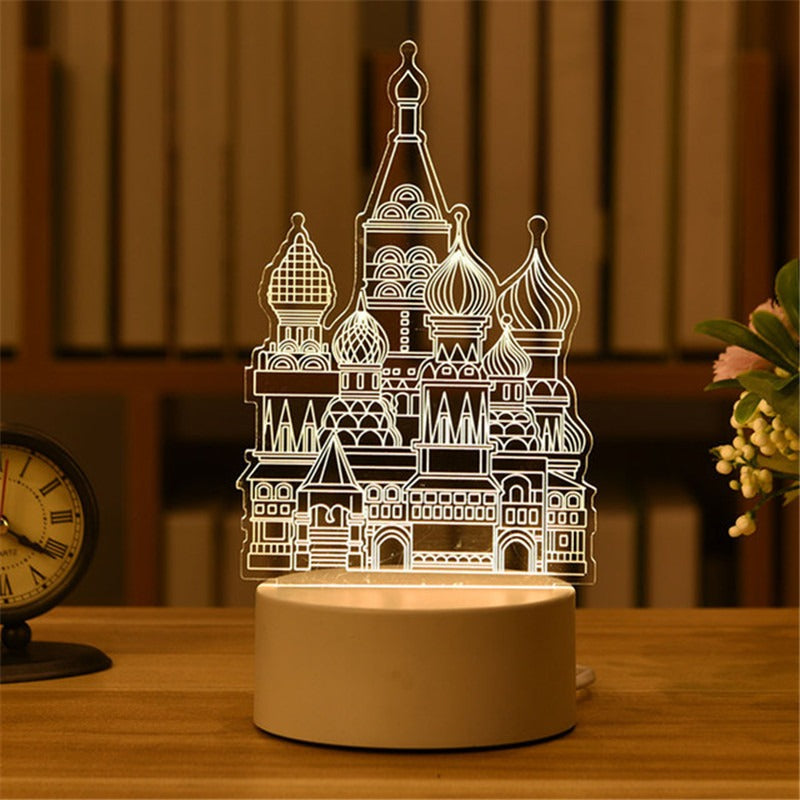 Veilleuse motif 3D - 3DNightLight™