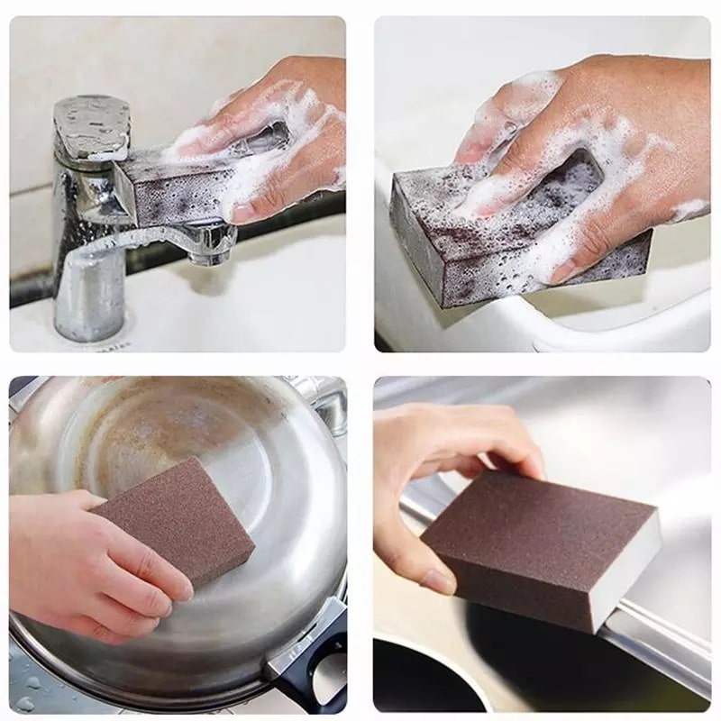 Éponge magique pour nettoyage de la rouille - AntiRustSponge™