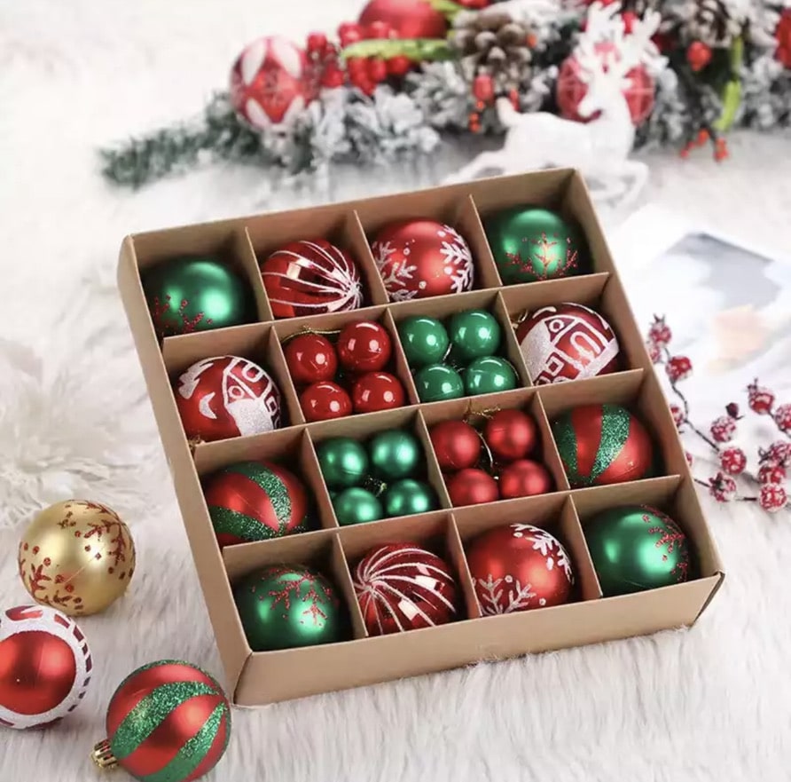 Boules de noël multicolores pour sapin - ChistmasBall™