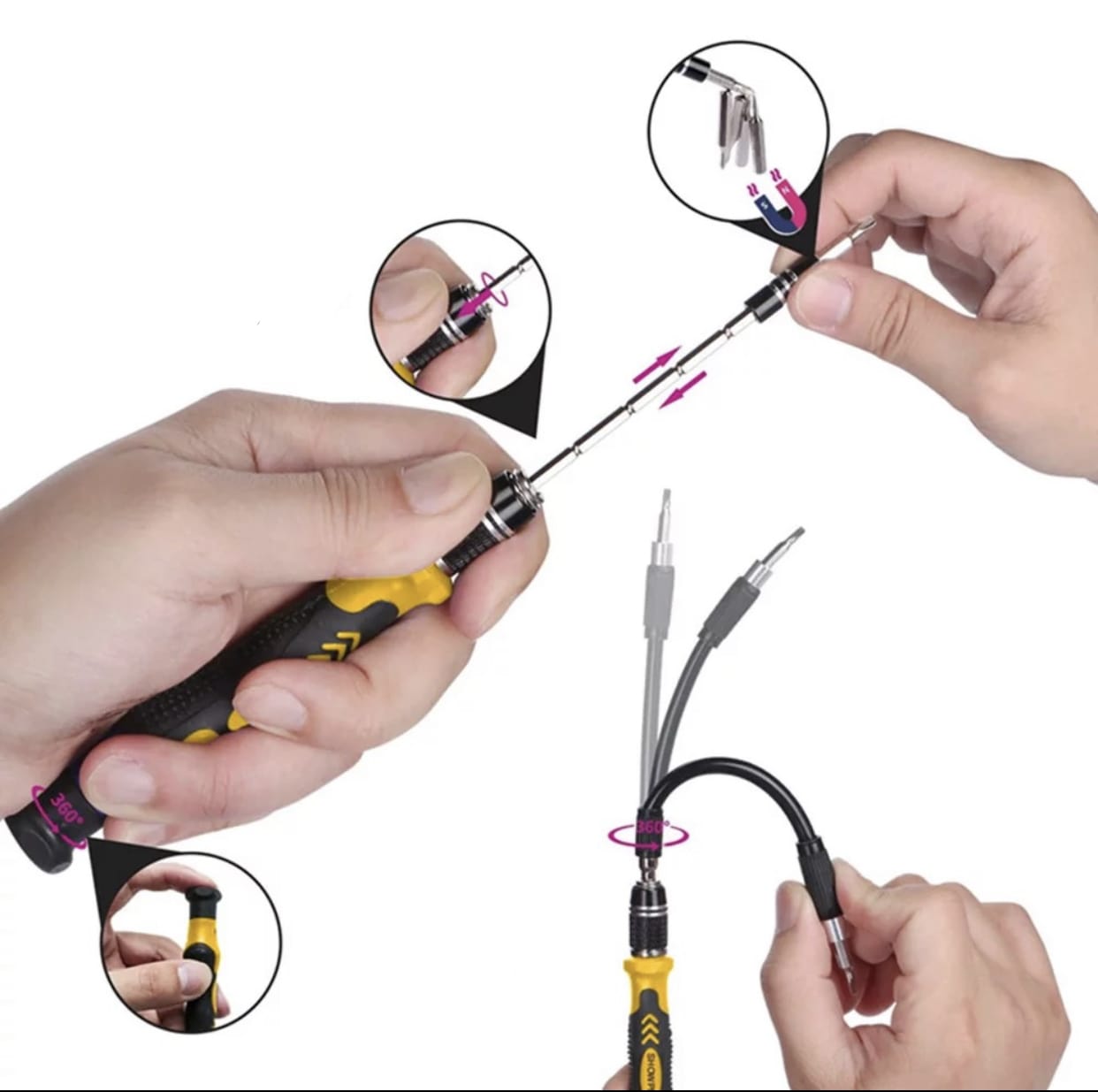 Electronic repair tool kit - ProMagneticMalette™