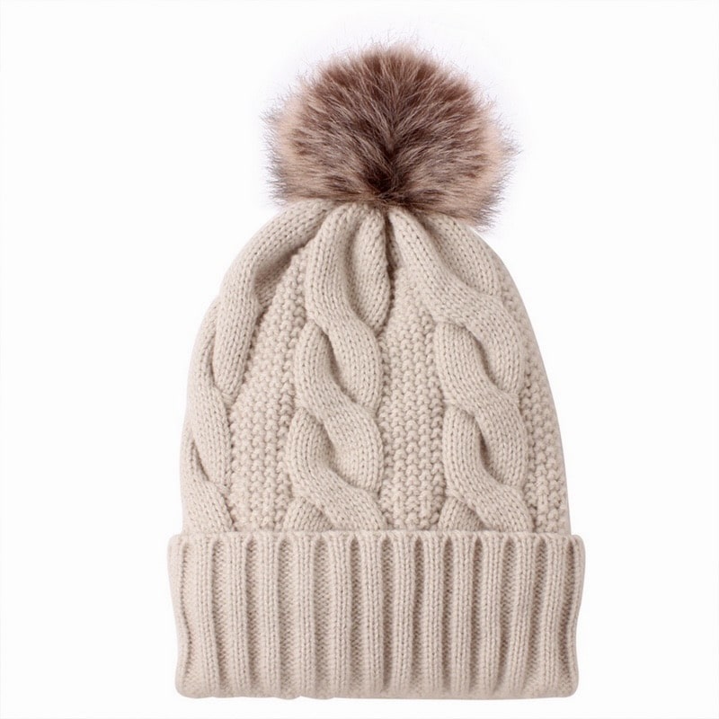 Bonnet tricoté en laine épaisse chaude - WoolHat™