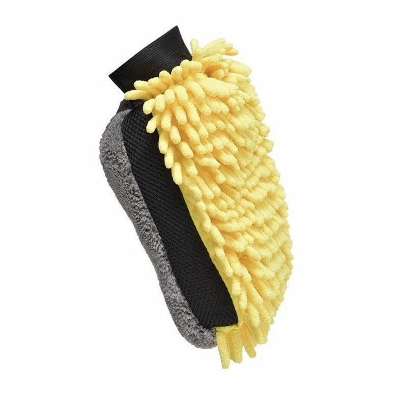 Microfiber chenille car wash gloves, wax brush, double-sided car care glove - CarWash™