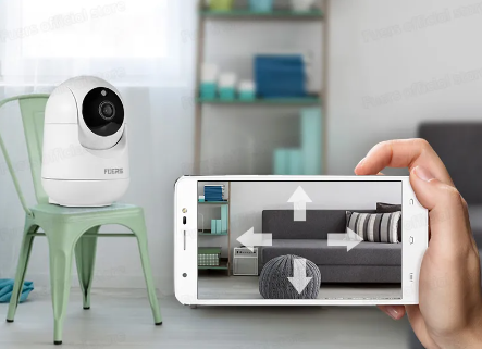 Fuers-Caméra de surveillance intérieure sans fil avec suivi automatique, sécurité CCTV, moniteur pour bébé et animal de compagnie, maison intelligente Tuya, IP, WiFi, 5MP - PetCam™