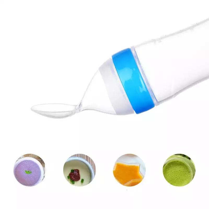 Cuillère-gourde pour bébé Anti-splash - BabySpoon™