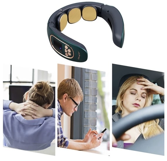 Electromagnetic massager with LCD display - PulseMassage™
