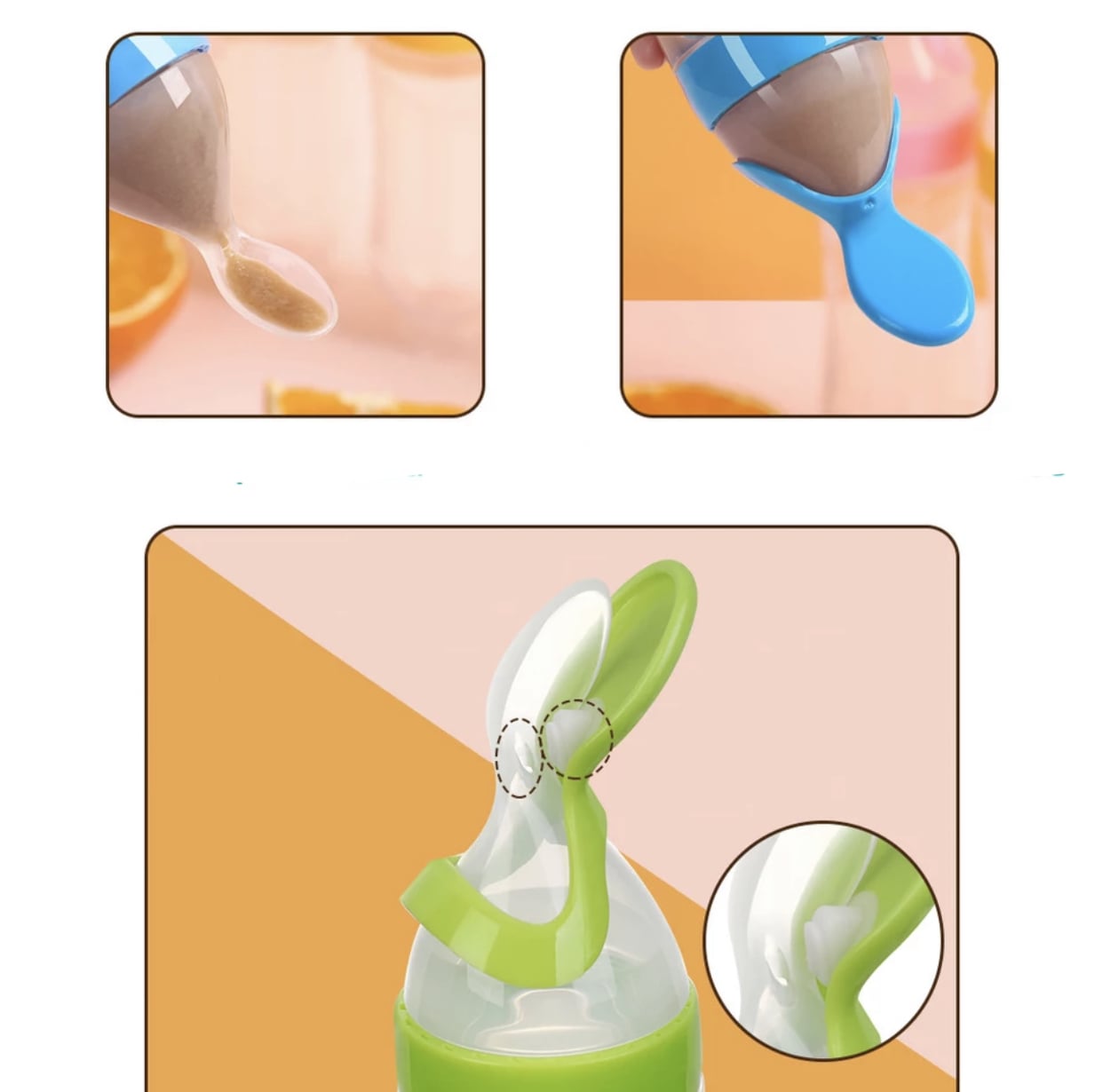 Anti-splash baby spoon-gourd - BabySpoon™