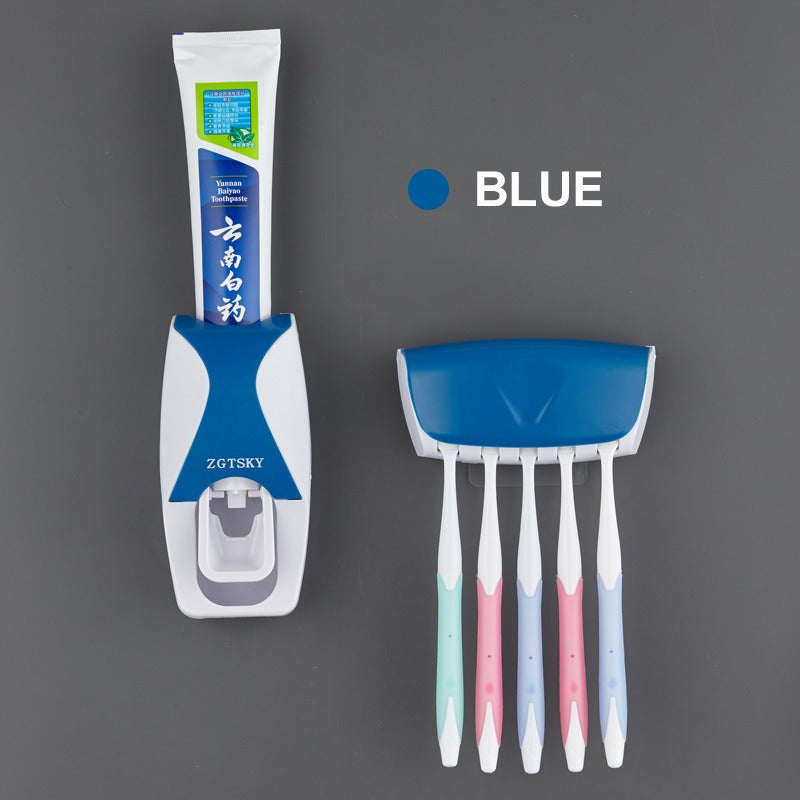 Toothpaste distributor and toothbrush holder - ToothpasteDistributor™