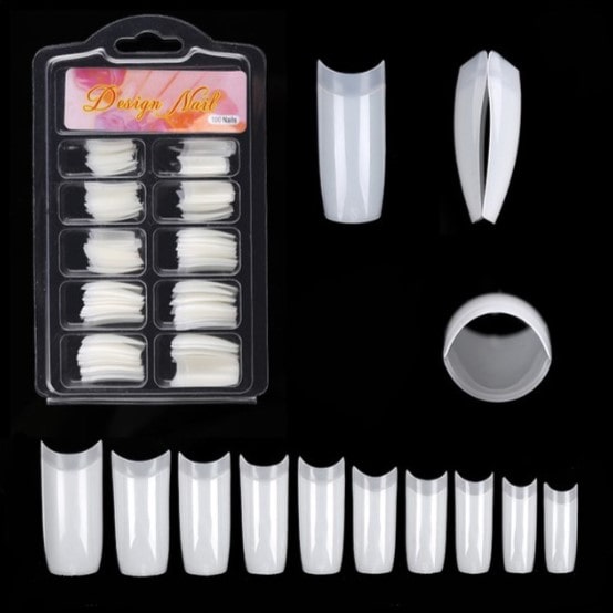 Natural False Glue-on Nails - Strass On™