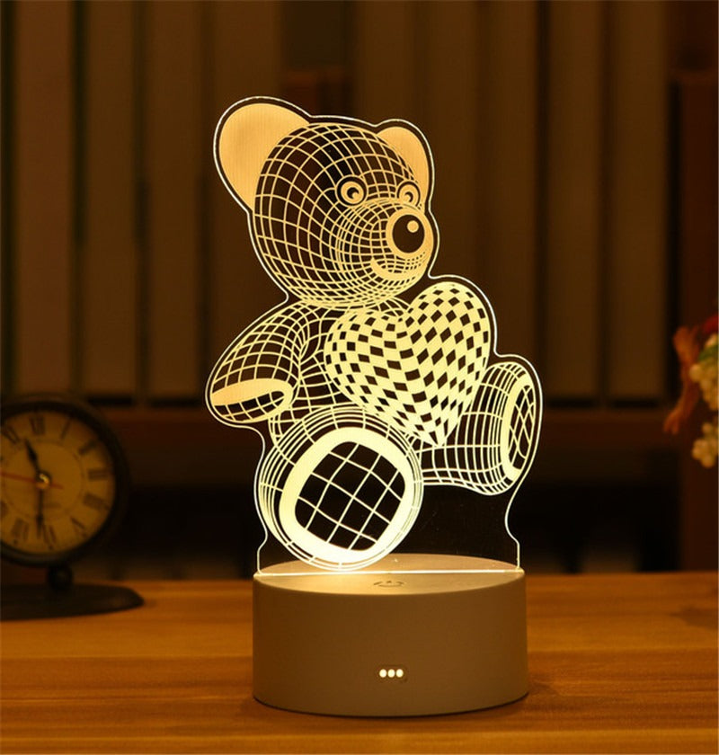 Veilleuse motif 3D - 3DNightLight™