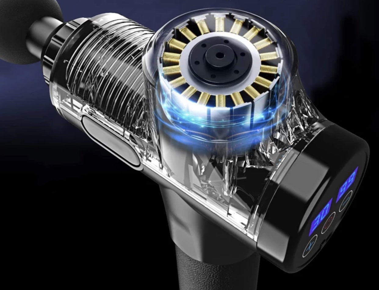 Pistolet de massage à écran LCD - Extra-massage Gun™