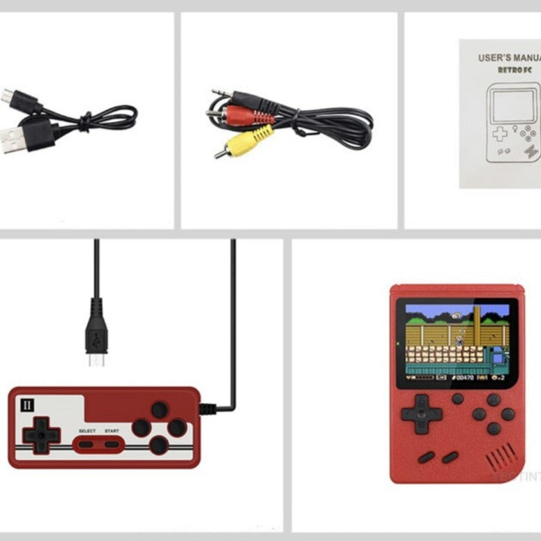 Mini console de jeu vidéo rétro pour enfants avec jeux intégrés - RétroVideoGame™