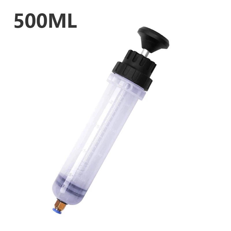 Plastic syringe, reusable pump, suction injector for oil and water fluids - LiquidExtractor™