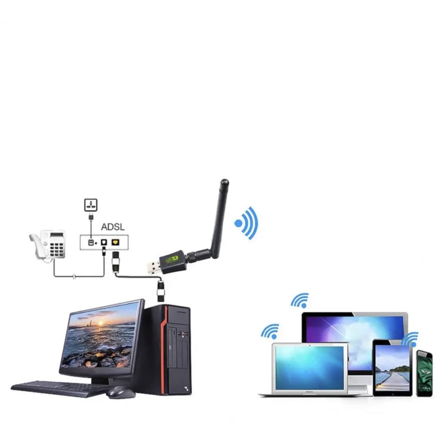 Adaptateur antenne Wifi USB - WifiAntenna™