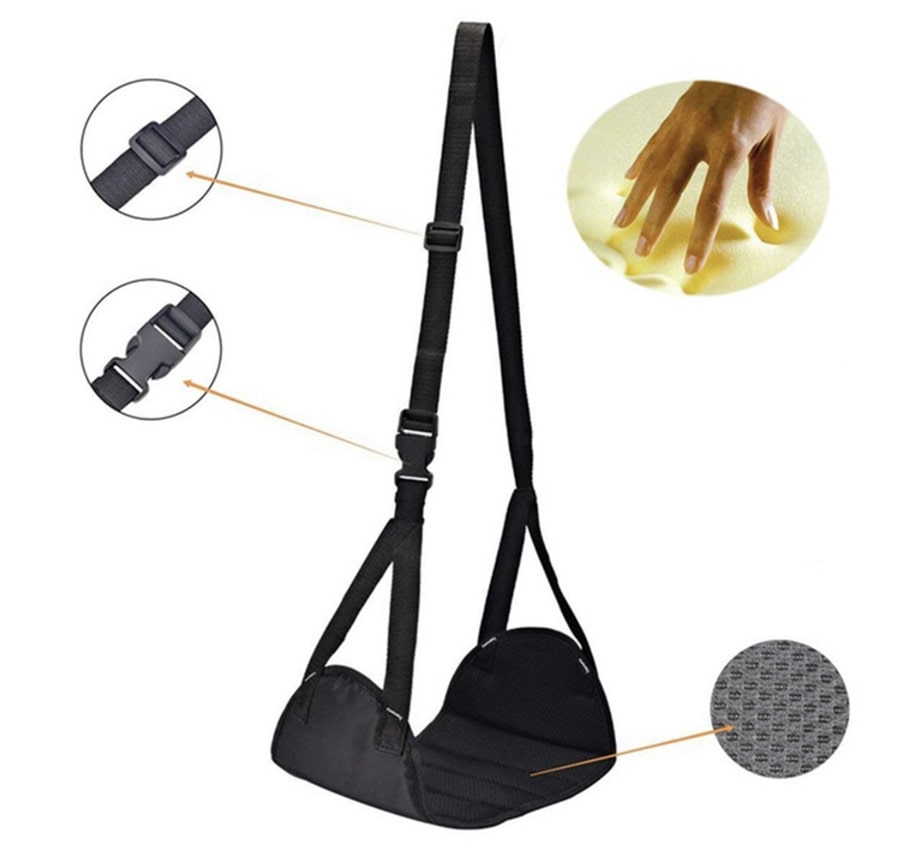 Comfortable travel hammock with memory foam, footrest - LegsHammock™