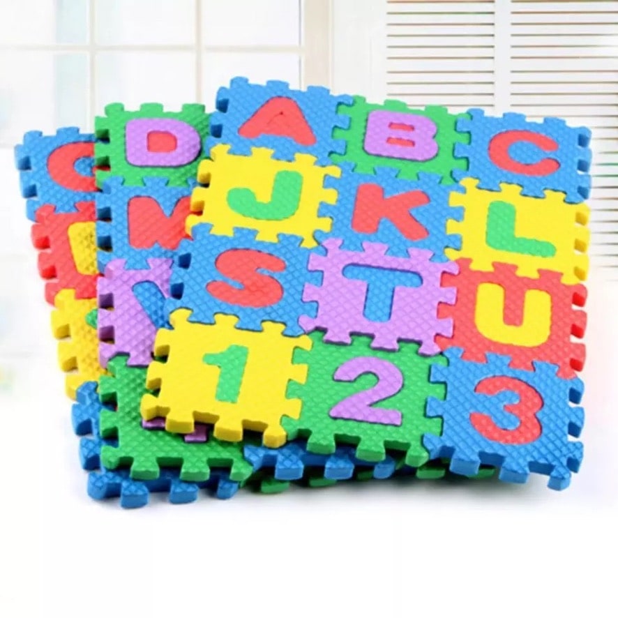 Puzzle 3D en mousse alphabet et chiffres, 36 pièces - 3dPuzzle™
