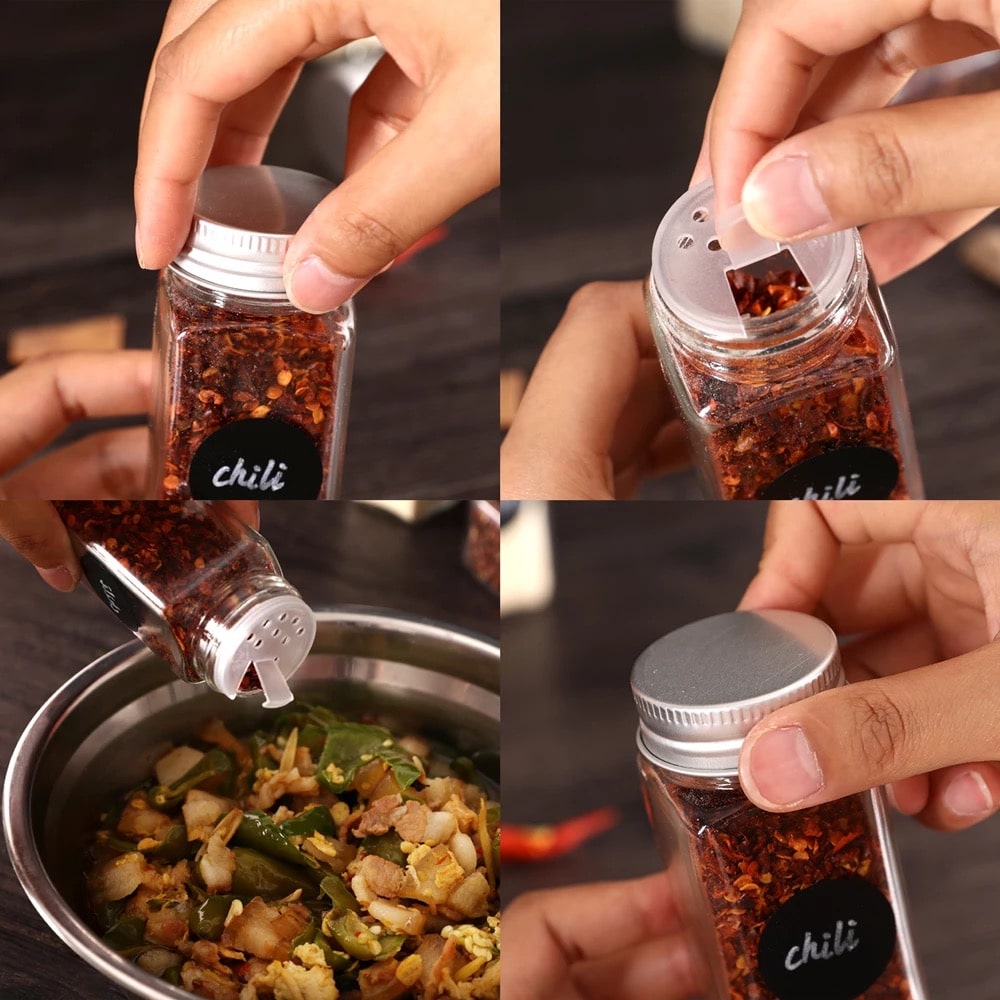 Bocaux à Épices en Verre - SpicyJars™