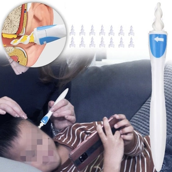 Nettoyeur d'oreille en spirale rotative pour enfants et adultes - SpiralCleaner™