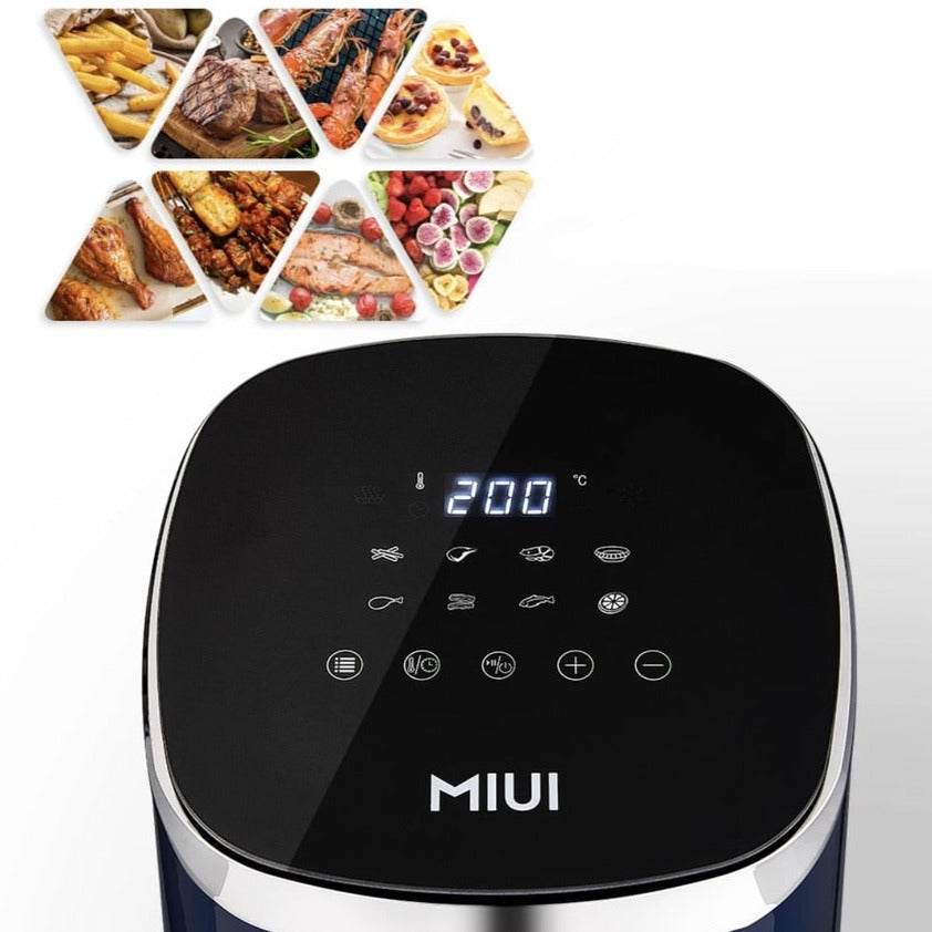 Oil-free fryer with visible window and touch screen 4.5L/5L - No-OilFryer™