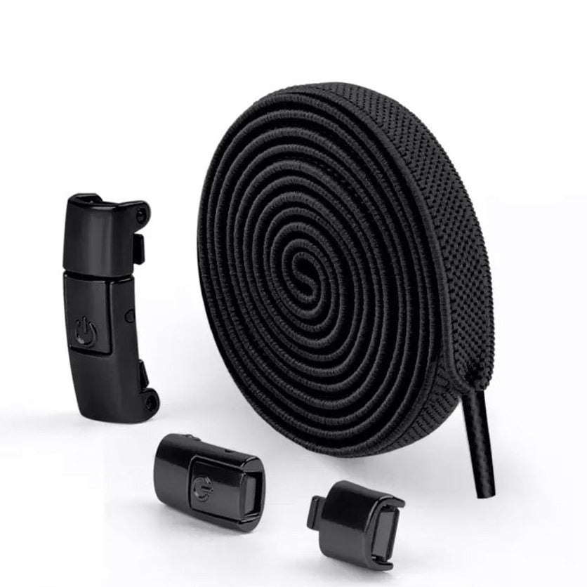 Lacets élastiques à verrouillage par pression pour baskets enfants et adultes 8mm- LacetClips™
