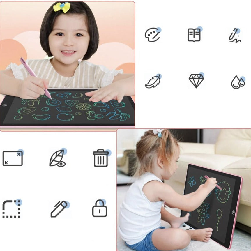 Planche à Dessin LCD pour Enfant, Accessoire d'Écriture pour Bébé, Appareil Électronique pour Graffiti - TactilePen™