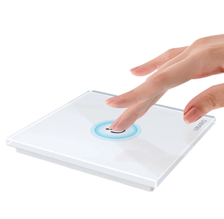 Interrupteur mural tactile en verre - GlassCapacitor™