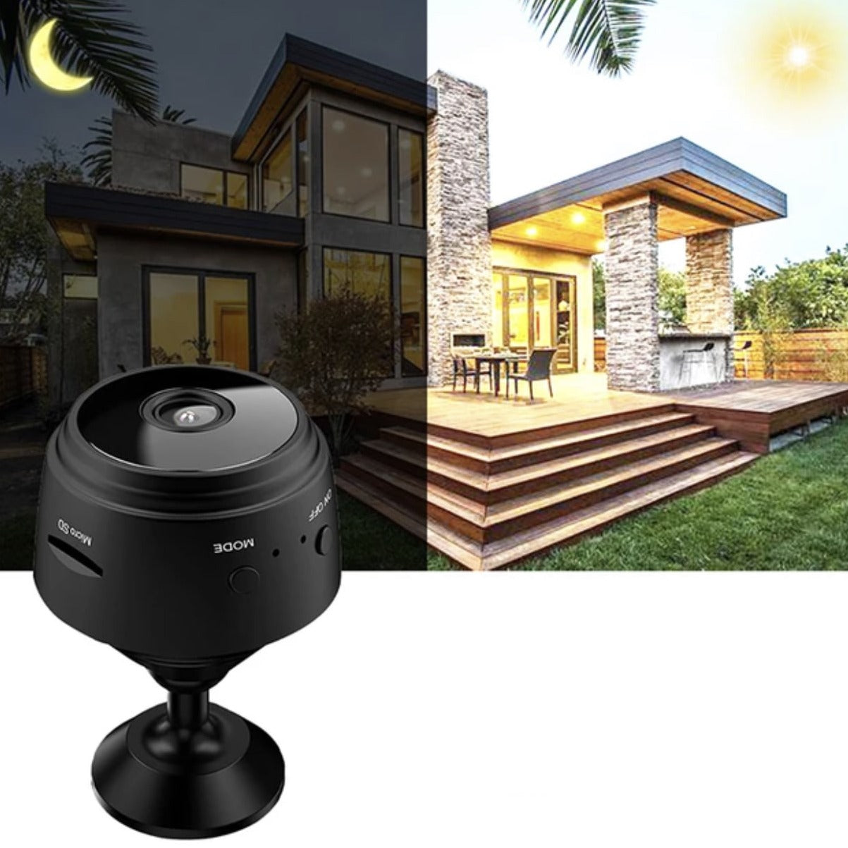 Mini caméra de Surveillance WiFi HD A9, enregistreur vocal sans fil, pour maison connectée - Surveillance360™
