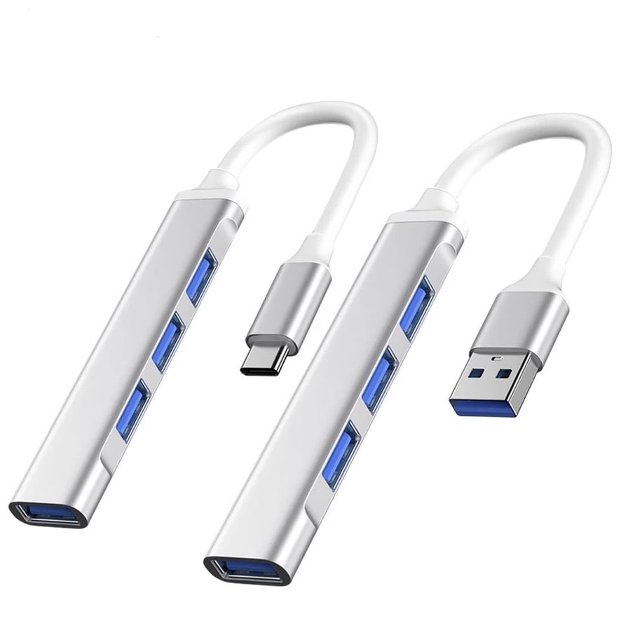 Adaptateur USB C 3.0 Type C 3.1, 4 ports pour Xiaomi, Lenovo, Macbook Pro 13 15, Air Pro PC  - MultiSplitterAdaptateur™
