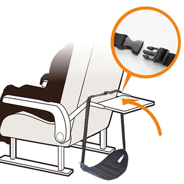 Comfortable travel hammock with memory foam, footrest - LegsHammock™