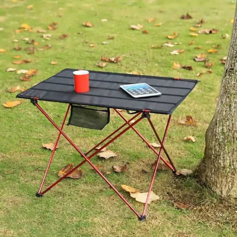 Aluminum portable folding table, ultra light, for beach camping, hiking, climbing, fishing, picnic - FoldingTable™