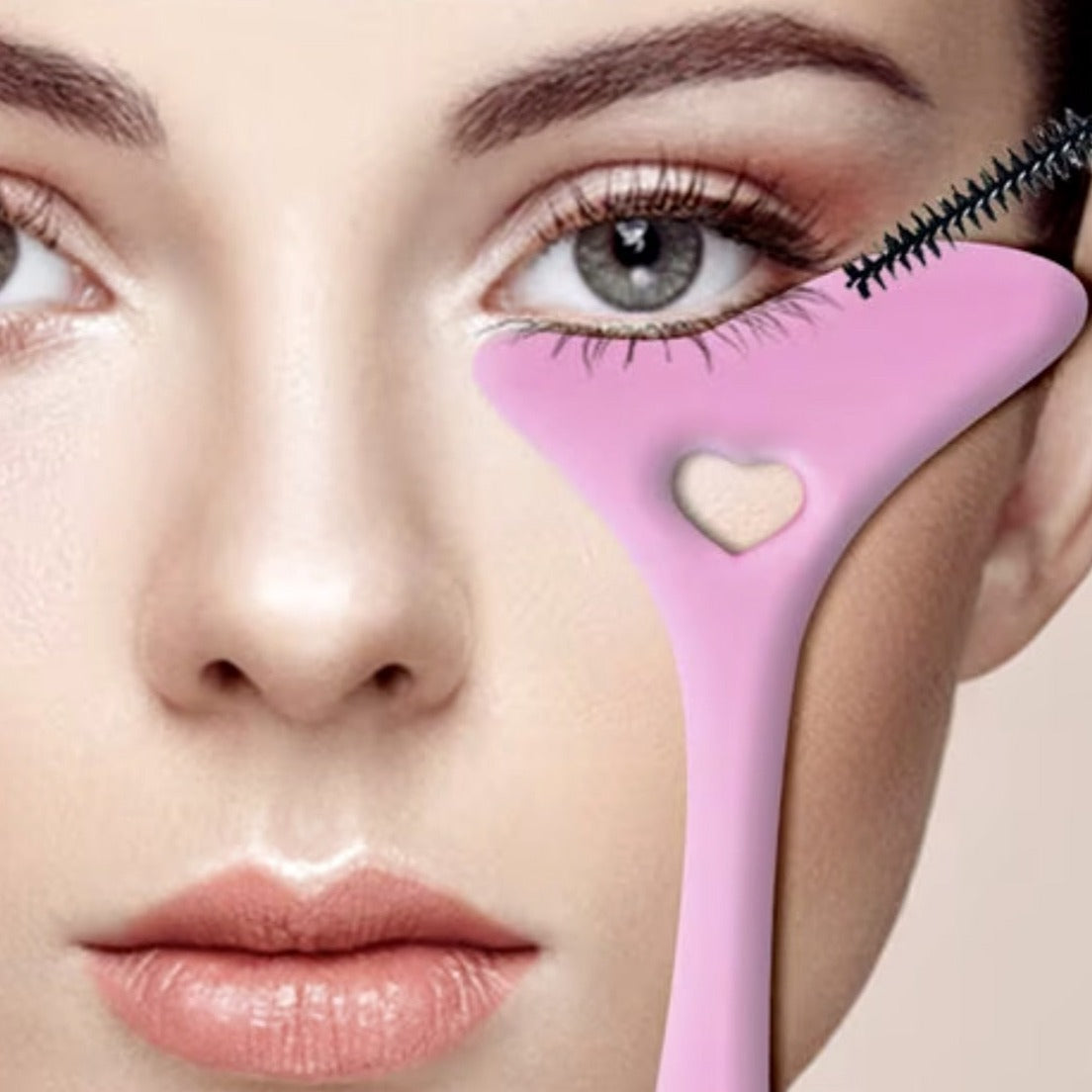 Pochoirs de maquillage en silicone, outil de beauté pour traçage d’eye-liner, pose de mascara, rouge à lèvres, applicateur de crème et masque pour le visage - FastMakeUp™