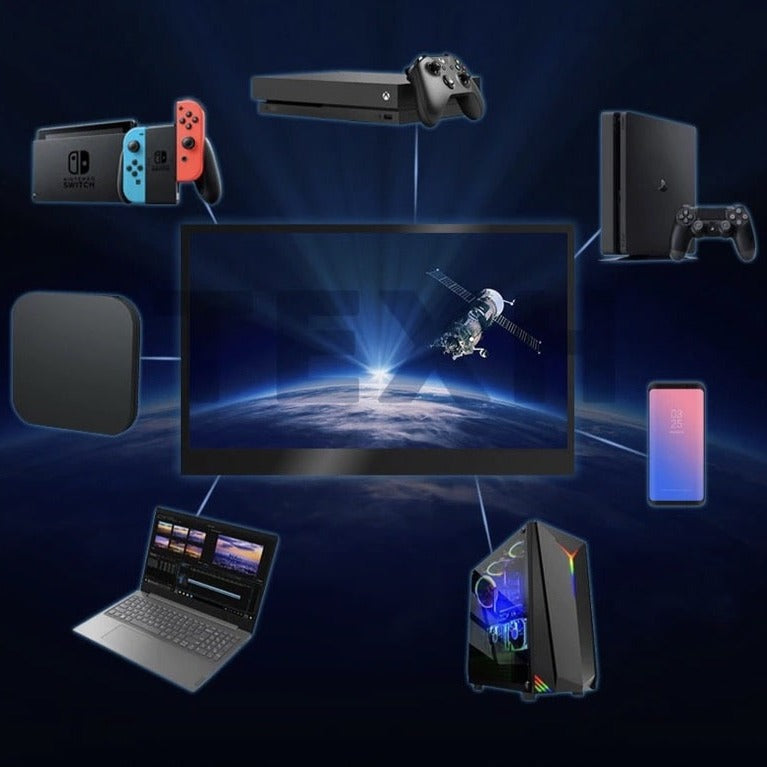 Full HD Portable LCD Monitor, HDMI and USB connection - MonitorPro+™