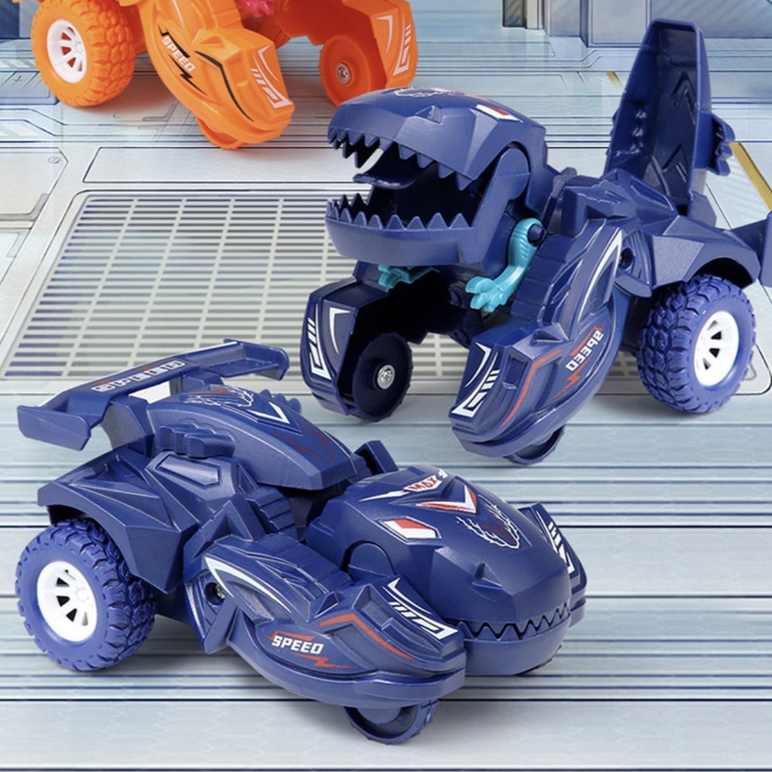Children's toy car dinosaur transform automatic - DinoVoiture™