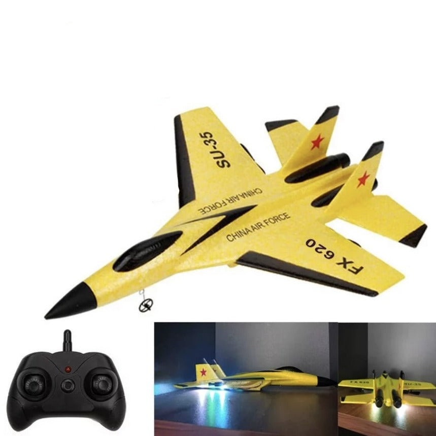 RC SU-35 foam plane, 2.4G radio controlled glider, remote controlled fighter plane, children's toys - GliderPlane™