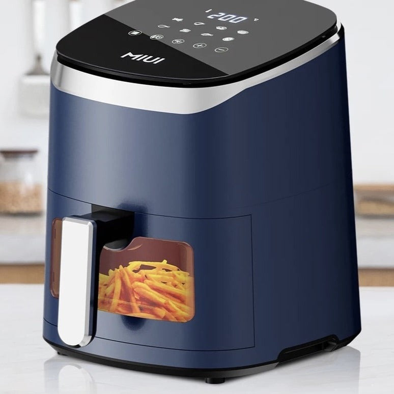 Friteuse sans huile avec fenêtre visible et écran tactile 4.5L/5L - No-OilFryer™