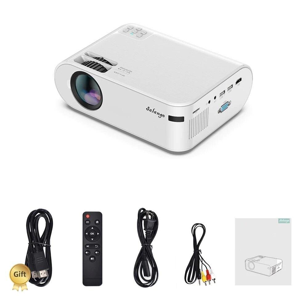 Mini vidéoprojecteur LED 1920*1080P compatible téléphone Android Iphone - CompactProd™ - Le Grenier Parisien