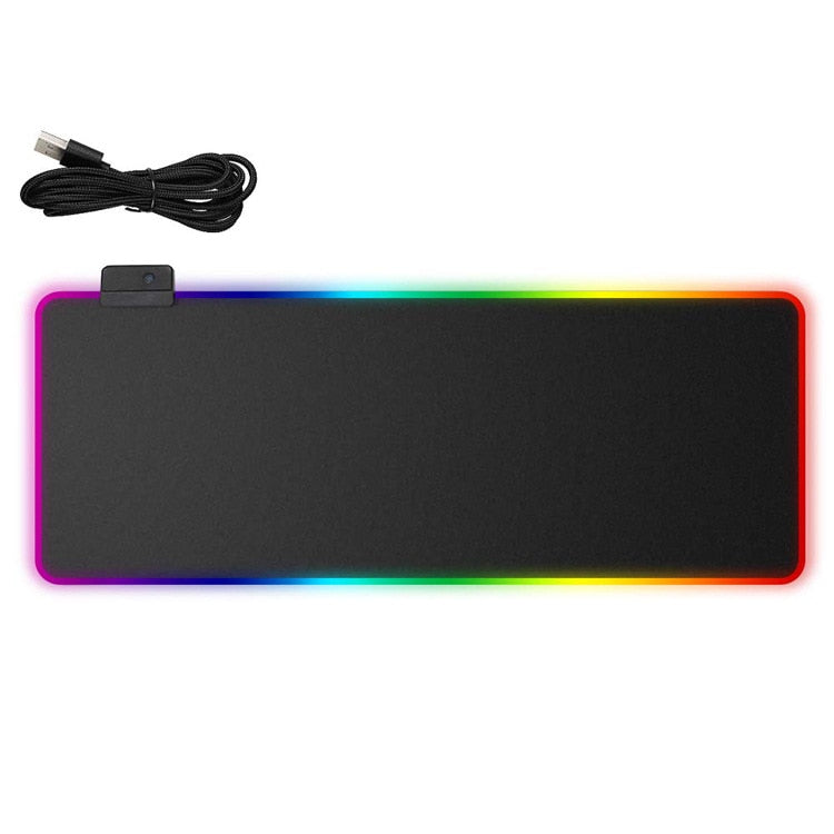 Grand tapis de souris RGB lumineux 7 couleurs LED - PerfectMove™