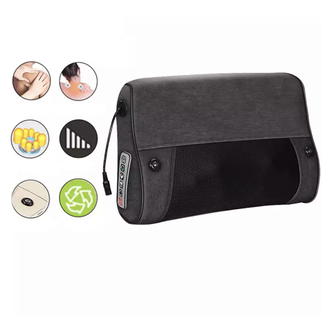 Electric Shiatsu Heat Massage Pillow - PerfectPillow™