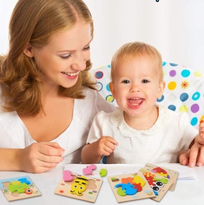 Puzzle 3D en Bois pour Enfant - Babyzzle™ - Le Grenier Parisien