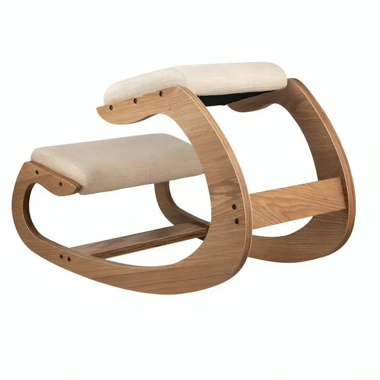 fauteuil ergonomique à genoux en chêne blanc - KneelingStool