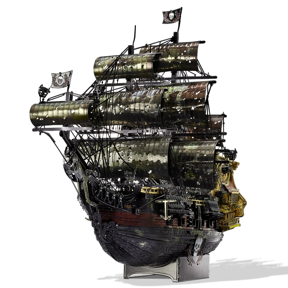 Kit de Construction en Métal 3D de Bateau Pirate - Black Pearl™
