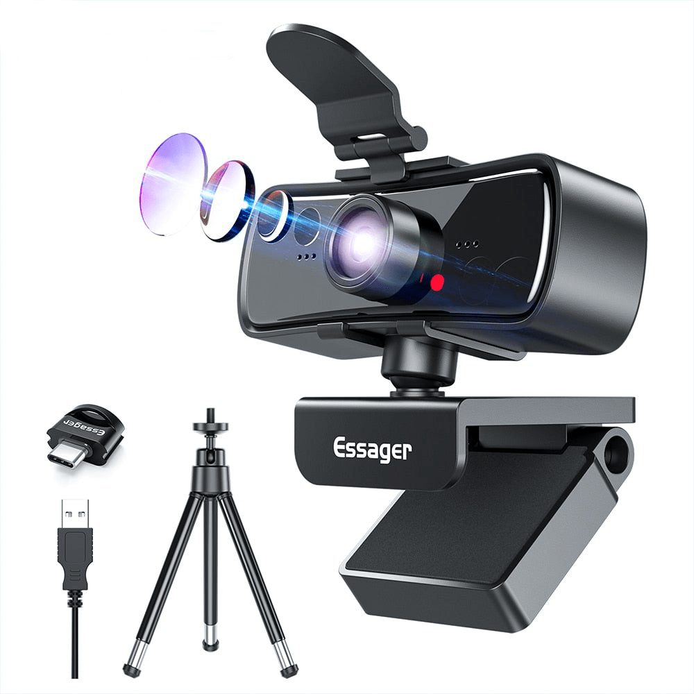 Webcam Full HD autofocus et réduction de bruit - Essager™