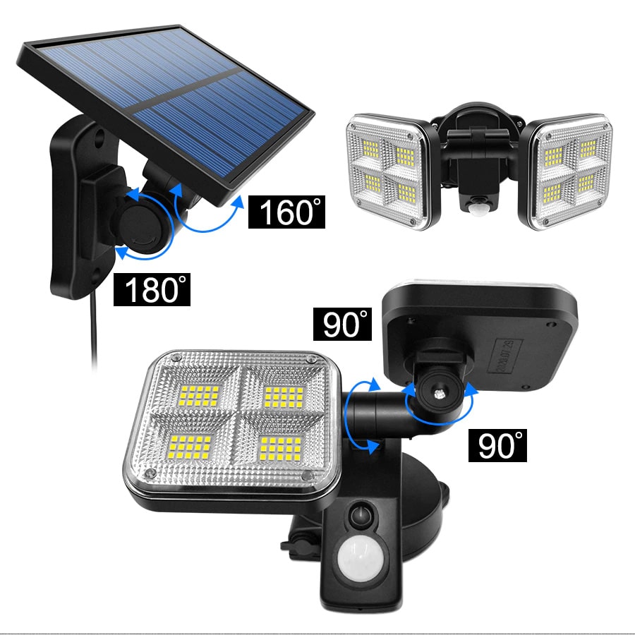 High-intensity outdoor solar lamp - YOKI™