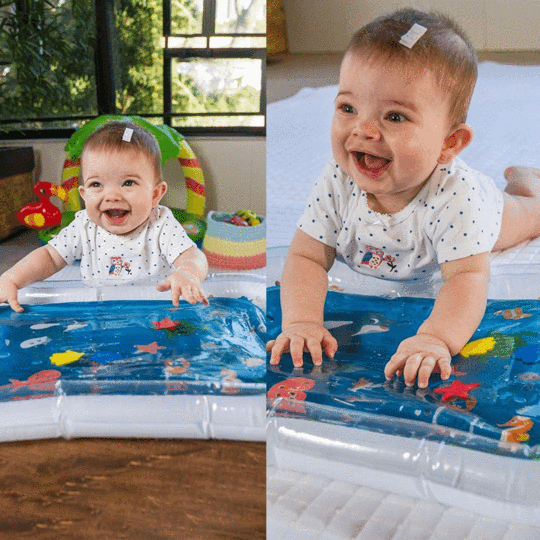TAPIS JEU D'EAU GONFLABLE POUR BÉBÉ - BABY PAD ™ - Le Grenier Parisien