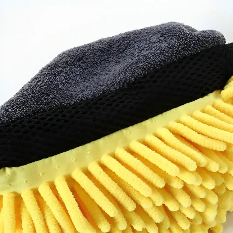 Gants chenille en microfibre pour lavage de voiture - Testez-le maintenant