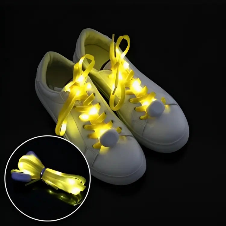 Lacets lumineux LED Cool Laces™ - Éclairez vos pas avec style pendant vos activités nocturnes