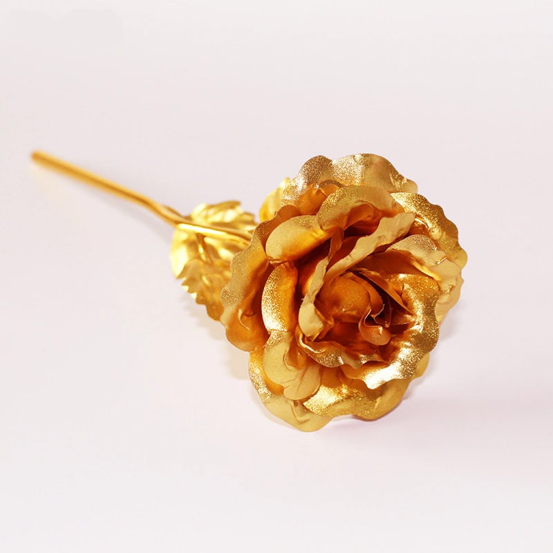 Rose Eternelle serties de Feuilles d’or - Rosae Eterna™