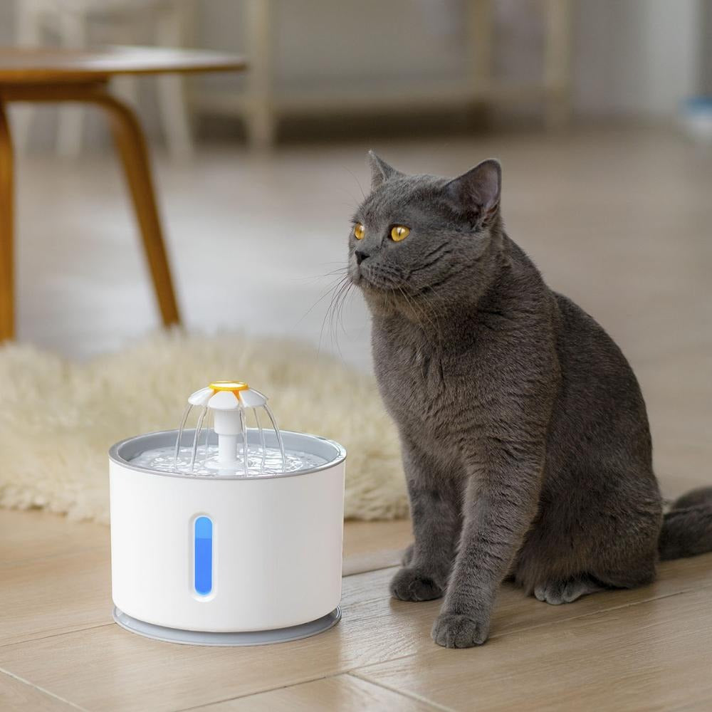 Automatic water fountain for cats with LED lighting - CDWaterFountain™