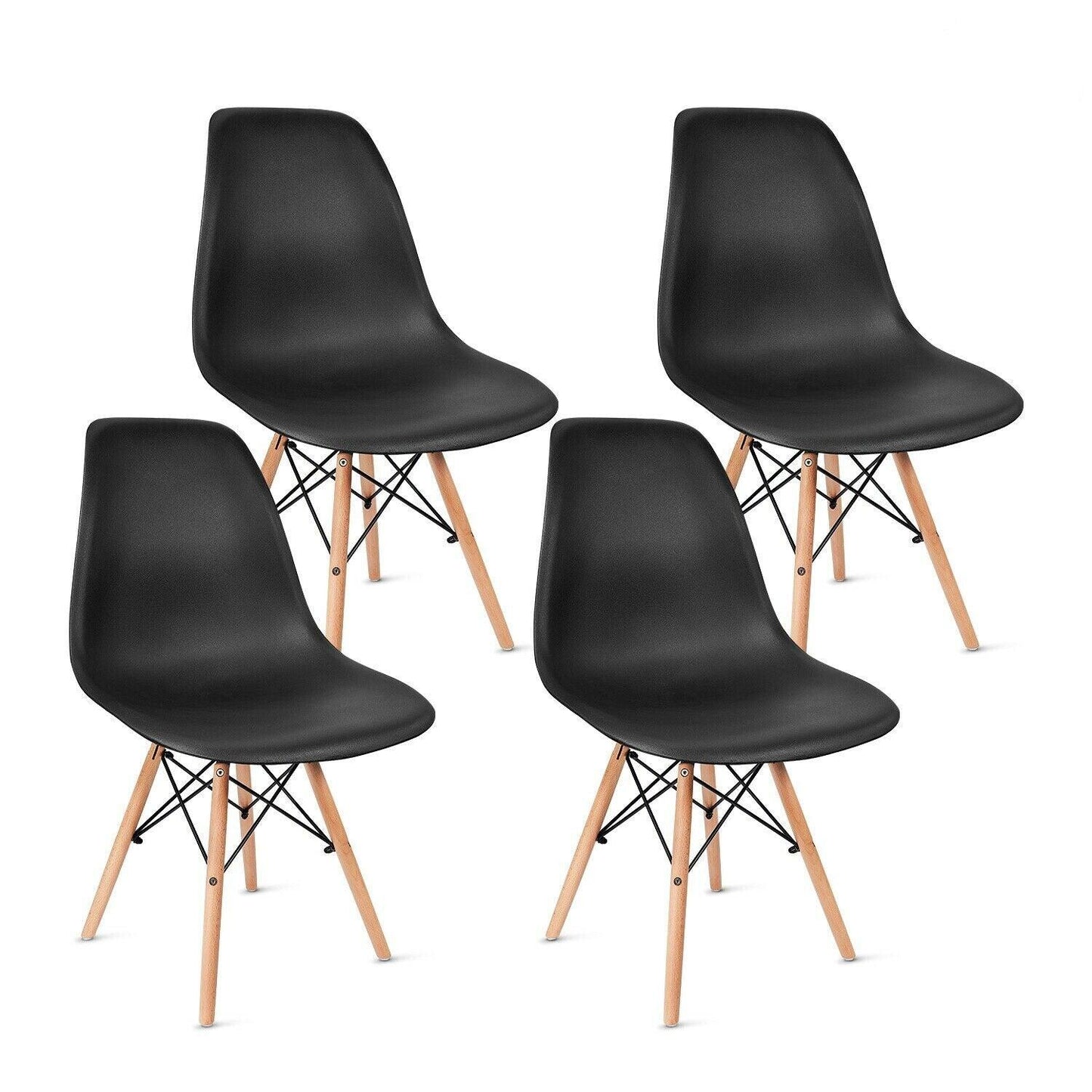 Chaise de salle à manger style nordique - DSW™ LOT DE 4 & 8 - Le Grenier Parisien